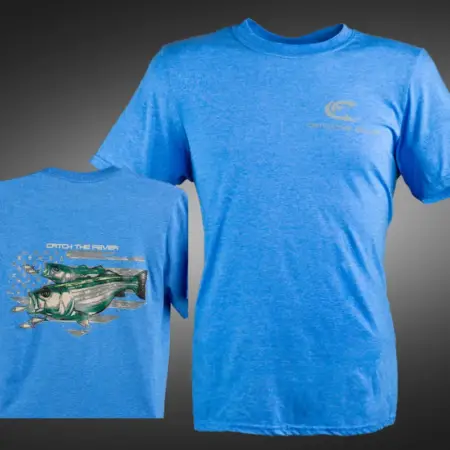 Grey/Lavender Blue Striper Short Sleeve T-Shirt